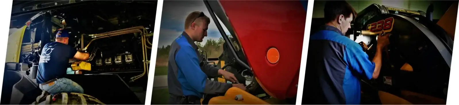 Forrester Farm Equipment technicians performing service work